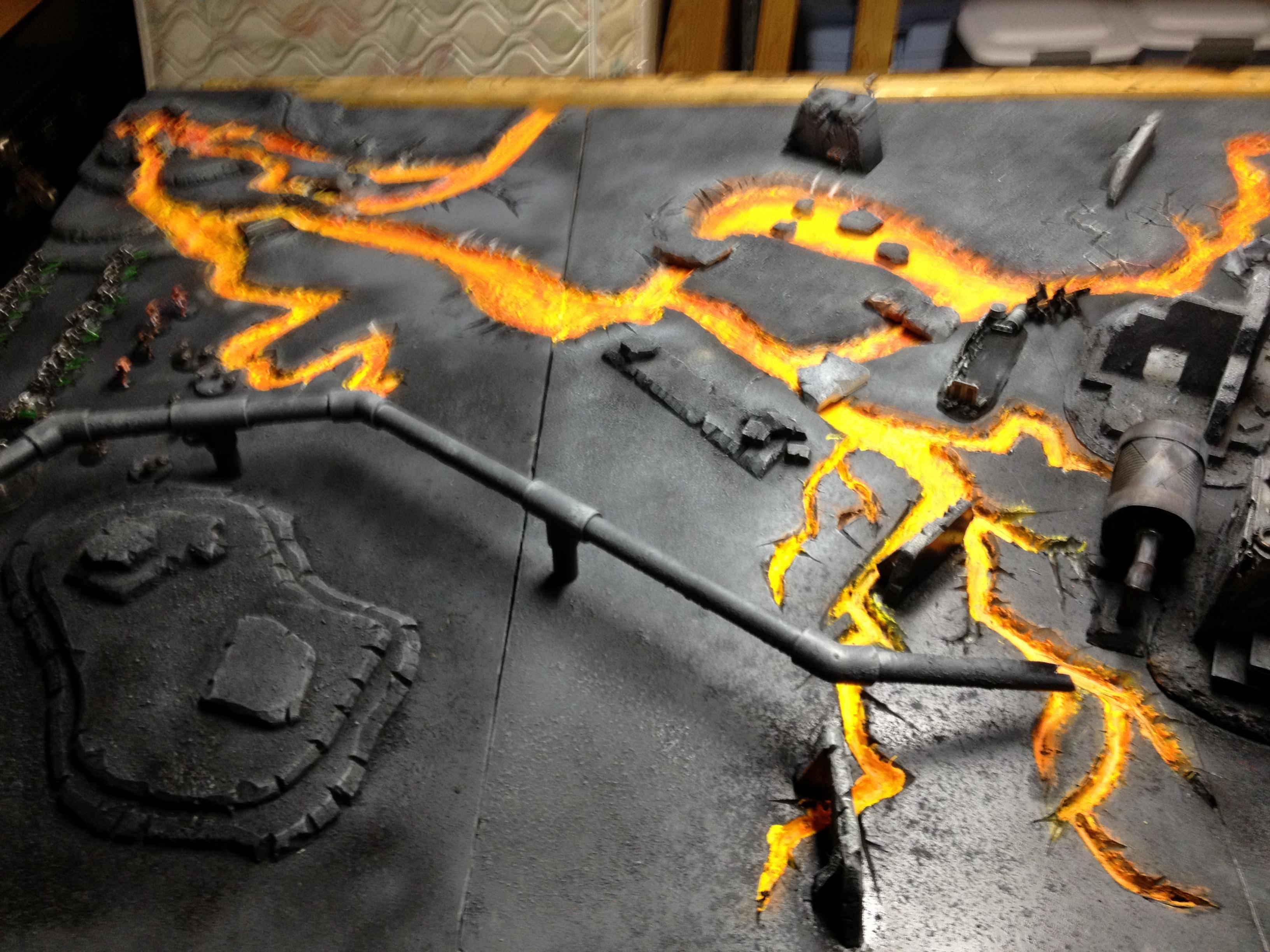 Board, Lava, Terrain - lava terrain board - Gallery - DakkaDakka